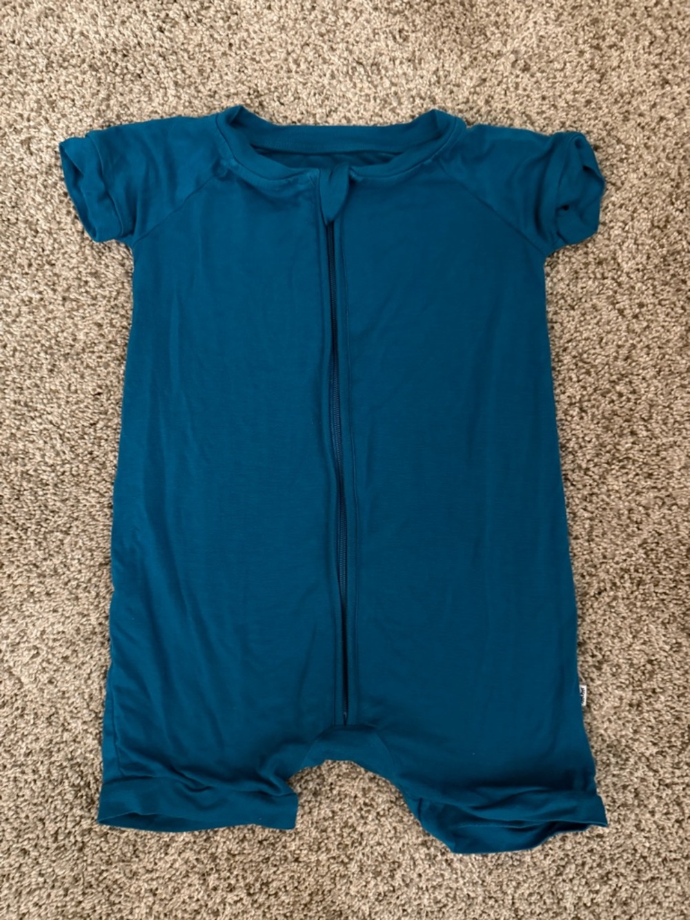 Little Sleepies 6-12 Turquoise Shorty